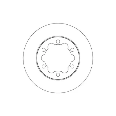 Bilde av TRW Bremseskive 303mm 28mm 6 145mm ventilert spraylakkert DF6973S Bremseskiver, Skivebremser