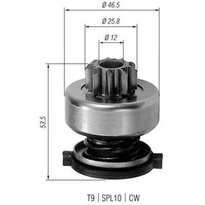 Bilde av MAGNETI MARELLI 940113020226 Lite tannhjul, starter