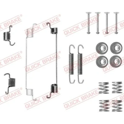 Bilde av QUICK BRAKE 105 0014 Tilbehørsett, bremsesko FIAT: 500 C Cabrio, Hatchback