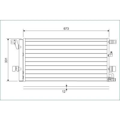Bilde av VALEO 822596 Kondensator med tørker Aluminium 331 AUDI: A4 B9 Allroad, Avant