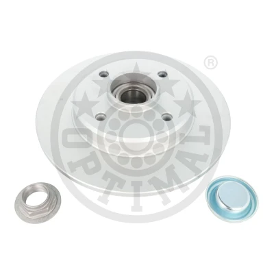 Bilde av OPTIMAL 602883BS1 Bremseskiver bakaksel 249 9 4/4 108 fullt ut belagt med integrert hjullager, ABS sensor PEUGEOT: 2008 Stasjonsvogn