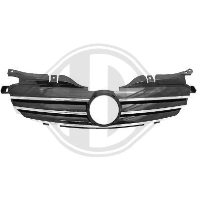 Bilde av DIEDERICHS HD Tuning 1635240 Radiatorgitter krom/sort