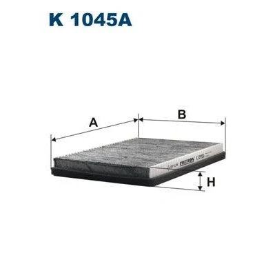 Bilde av FILTRON K 1045A Kupéfilter Karbonfilter 266 190 30