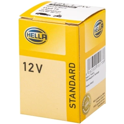 Bilde av HELLA 8GA 007 997 011 Glødelampe, instrumentbelysning 12 sokkellyspære W2x4.6d Halogen