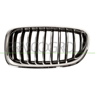 Bilde av PRASCO BM0502004 Radiatorgitter venstre krom/sort BMW: 5 Touring, Sedan