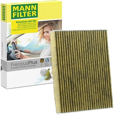 Bilde av MANN FILTER FP 27 009 Kupéfilter RENAULT: GRAND SCENIC 3, Trafic 3 Pritsche/Fahrgestell, Bus, OPEL: Vivaro B Van, NISSAN: NV300 Van