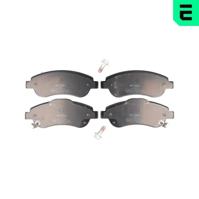 Bilde av OPTIMAL BP 12368 Bremseklosser framaksel med akustisk slitasjevarsel HONDA: CR V 3, 2, 4