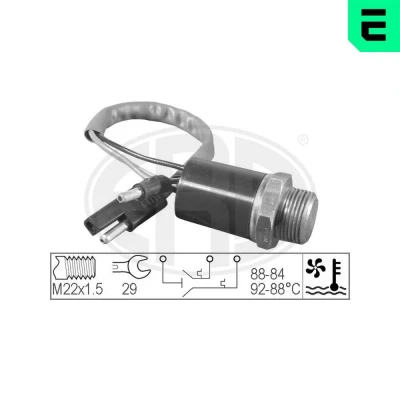 Bilde av ERA 330201 Temperaturbryter, radiator ventilator M22 x 1,5 FIAT: Ducato I Van, Flatvogn lastebil/Chassis, Panorama