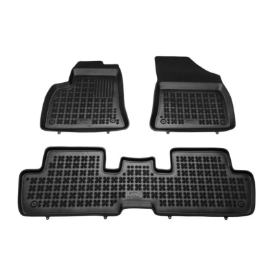Bilde av REZAW PLAST 201306 Gulvmatte sett gummi foran og bak 3 svart Skreddersydd PEUGEOT: 3008 I