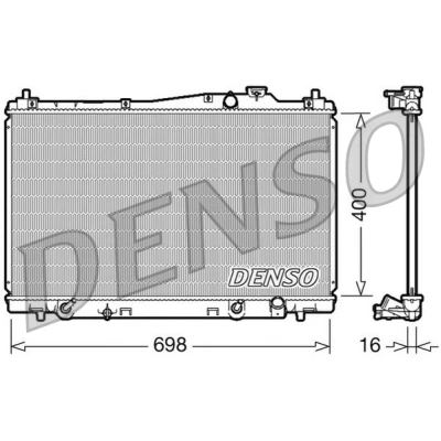 Bilde av Radiator DENSO DRM40017