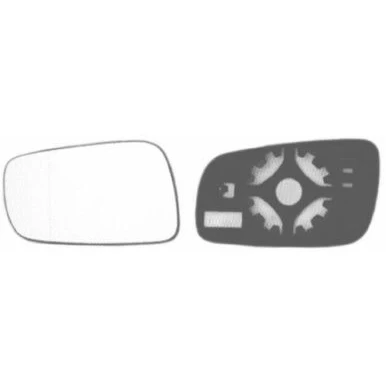 Bilde av VAN WEZEL 7620837 Speilglass venstre
