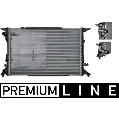 Bilde av MAHLE ORIGINAL CR 1060 000P Radiator 720 480 26 Kjøleribber satt sammen mekanisk AUDI: A5 B8 Coupé, A4 Avant