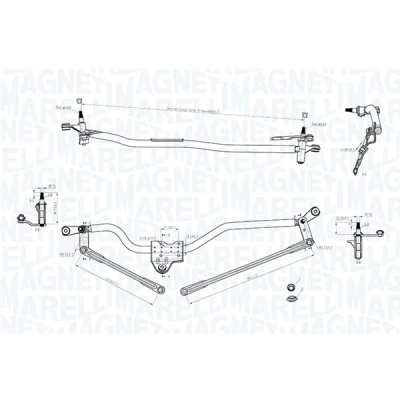 Bilde av Vidusvisker mekanisme MAGNETI MARELLI 085570750010