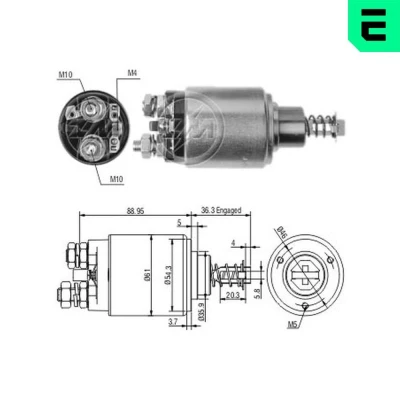 Bilde av ERA ZM538 Magnetbryter, starter