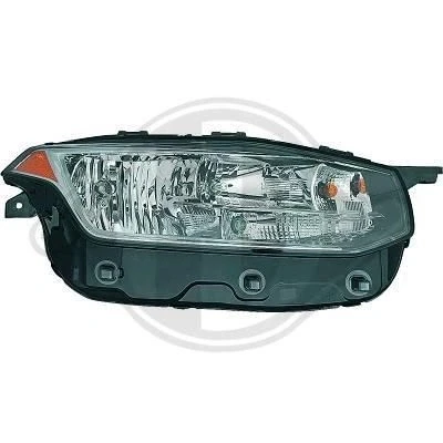 Bilde av DIEDERICHS 7686080 Frontlykter høyre H11, H9, LED uten motor for høydejustering hovedlys