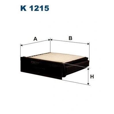 Bilde av FILTRON K 1215 Kupéfilter Partikkelfilter 203 183 51 MITSUBISHI: Space Star, VOLVO: S40 I, V40 Stasjonsvogn