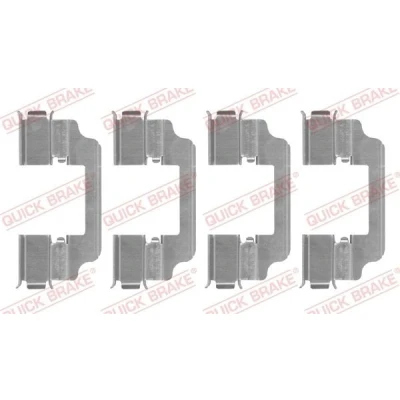 Bilde av QUICK BRAKE 109 0154 Tibehørsett, skivebremse belegg BMW: 5 Touring, X3, 7