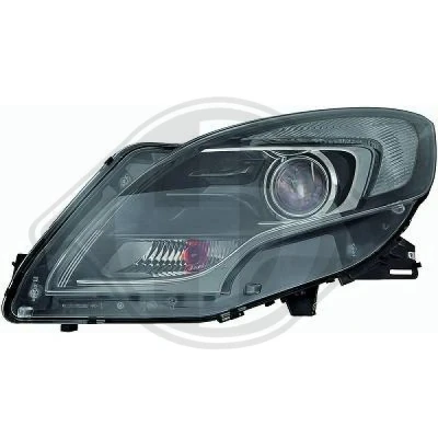 Bilde av DIEDERICHS 1892980 Frontlykter høyre PY21W, W21/5W, HIR2 med motor for høydejustering hovedlys