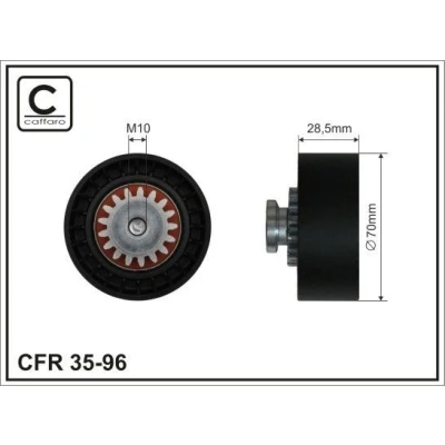 Bilde av Strammerull, kilerem med ribber, citroën c15 kombi, skåp/stor limousine, 5751.85, 575185, 96 399 167, 96399167