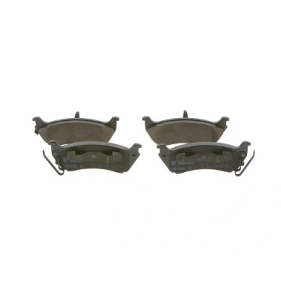 Bilde av BOSCH 0 986 424 648 Bremseklosser Low Metallic med akustisk slitasjevarsel antihyle blikk, montageanvisning MERCEDES BENZ: ML Klasse
