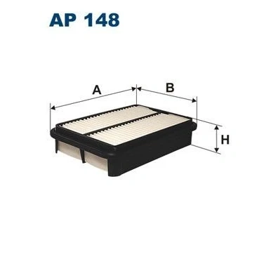 Bilde av FILTRON AP 148 Luftfilter 52 170 250 Filterinnsats MITSUBISHI: Outlander 3, 2 SUV, Lancer 8 Limousine, TOYOTA: HILUX 5 Pick up