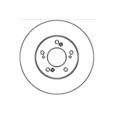 Bilde av MAPCO 15625 Bremseskiver framaksel 282 28 5 114,3 ventilert