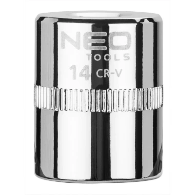 Bilde av NEO TOOLS 08 232 Pipenøkkelinnsats 1/4 3124 14 mm Krom vanadium stål SuperLock