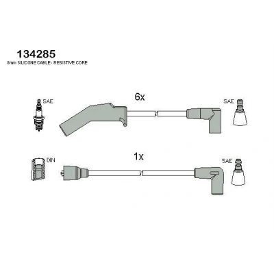 Bilde av HITACHI 134285 Pluggledninger
