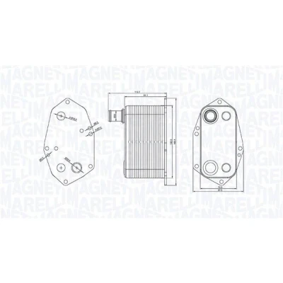 Bilde av MAGNETI MARELLI 350300000200 Oljekjøler BMW: 5 Touring, X5
