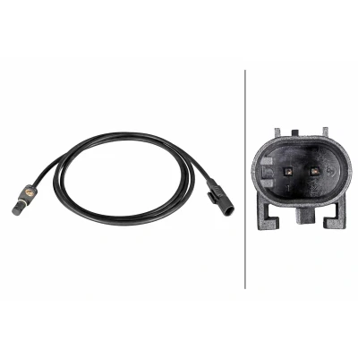 Bilde av HELLA 6PU 358 216 761 ABS Sensor Hall prinsipp 2 polet 1742mm MERCEDES BENZ: Sprinter 3.5 T Flatvogn lastebil/Chassis