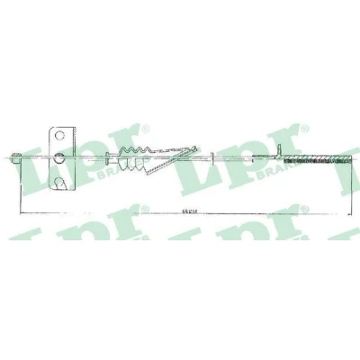 Bilde av LPR C0190B Bremsekabel 685 Trommelbrems