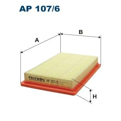 Bilde av FILTRON AP 107/6 Luftfilter 41 167 275 Filterinnsats