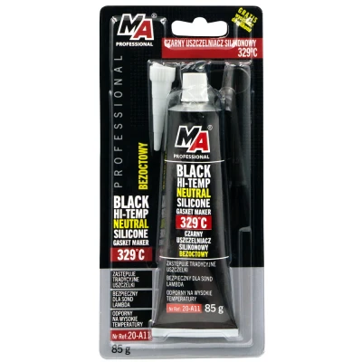Bilde av MA PROFESSIONAL 20 A11 Tetningsstoff Tube 85 permanent elastisk, oljebestandig svart