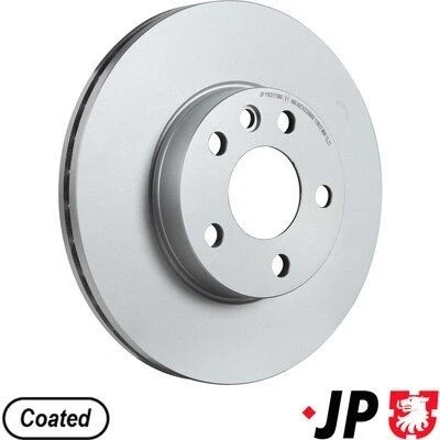 Bilde av JP GROUP 1163111900 Bremseskiver framaksel 288 25 5 innvendig ventilert belagt VOLKSWAGEN: Sharan I, FORD: Galaxy Mk1 MPV, SEAT: Alhambra I