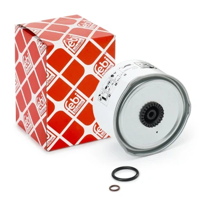Bilde av FEBI BILSTEIN 170060 Drivstoffilter ledningsfilter, med tappeplugg for vann tetningsring LAND ROVER: Discovery 3, 4, Range Rover Sport