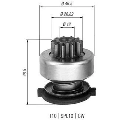 Bilde av MAGNETI MARELLI 940113020309 Lite tannhjul, starter