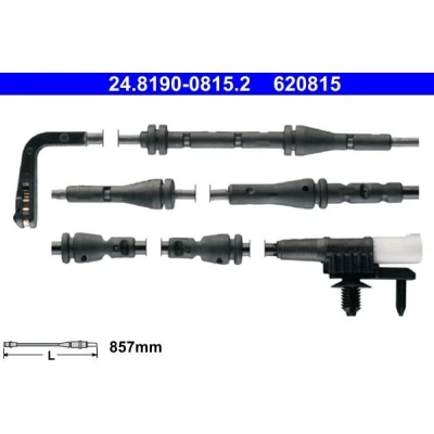 Bilde av ATE 24.8190 0815.2 Bremsebeleggslitasje LAND ROVER: Discovery Sport