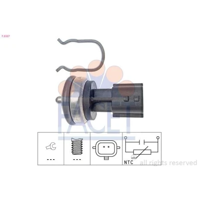 Bilde av FACET 7.3337 Sensor, kjølemiddeltemperatur Made in Italy OE Equivalent