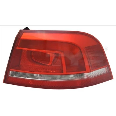 Bilde av TYC 11 12483 01 2 Baklykter høyre ytre del uten pæreholder VOLKSWAGEN: Passat B7 Alltrack, Variant