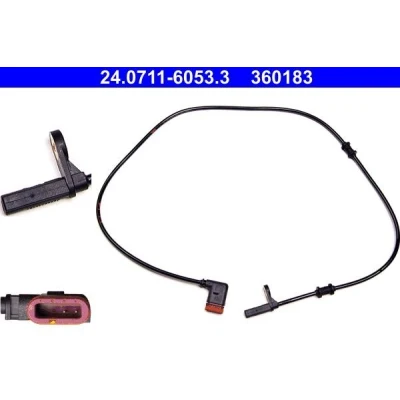 Bilde av ATE 24.0711 6053.3 ABS Sensor 948 MERCEDES BENZ: C Klasse T modell, Sedan
