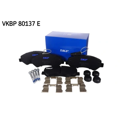 Bilde av SKF VKBP 80137 E Bremseklosser inkl. slitasjevarselkontakt med tilbehør FIAT: Ducato III Flatvogn lastebil / Chassis