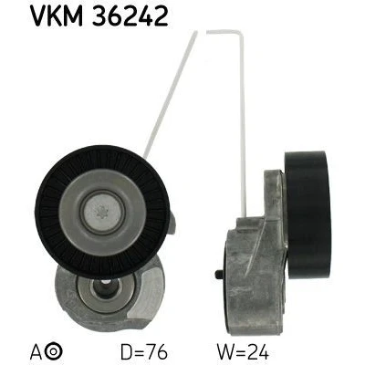 Bilde av SKF VKM 36242 Strammerull VOLVO: V70 3, XC60 I, XC70 II Stasjonsvogn, LAND ROVER: Freelander 2 SUV
