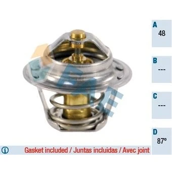 Bilde av FAE 5202987 Termostat 87 med tetning CHEVROLET: Lacetti Hatchback