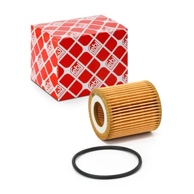 Bilde av FEBI BILSTEIN 106371 Oljefilter med tetningsring Filterinnsats PEUGEOT: 208 I Hatchback, 308 II SW 2, FORD: Transit Connect V408 Van