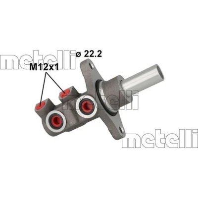 Bilde av METELLI 05 1158 Hovedsylinder 22,20 Aluminium