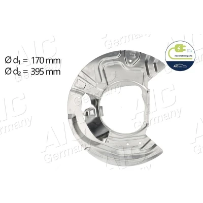 Bilde av AIC 57760 Bremseskjold framaksel venstre BMW: X5, X6