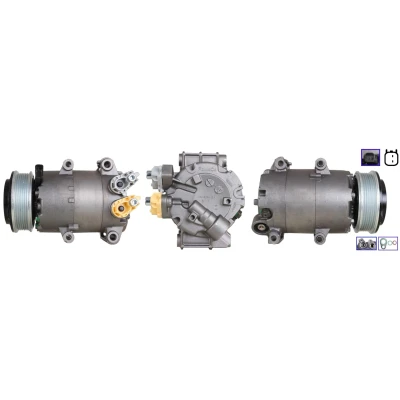 Bilde av LUCAS ACP999 Kompressor PAG 46 R 134a med tetning FORD: FOCUS 3 Turnier, FIESTA 6 Van