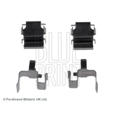 Bilde av BLUE PRINT ADC448603 Tibehørsett, skivebremse belegg bakaksel MITSUBISHI: Outlander 2 SUV, PAJERO 4, 3, JEEP: Compass, Patriot, PEUGEOT: 4007