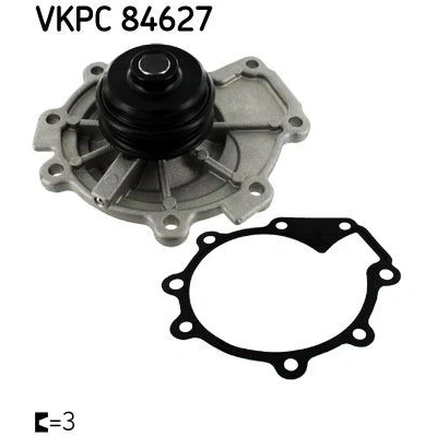 Bilde av SKF VKPC 84627 Vannpumpe med tetning Metall for vifteremdrift