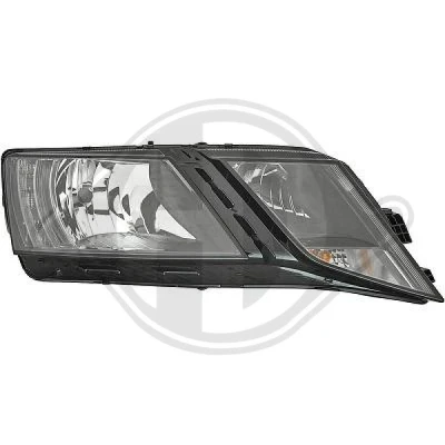 Bilde av DIEDERICHS 7832182 Frontlykter høyre LED, H7/H7 med kjørelys (LED) motor for høydejustering hovedlys